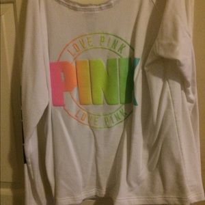 VS pink slouch long sleeve